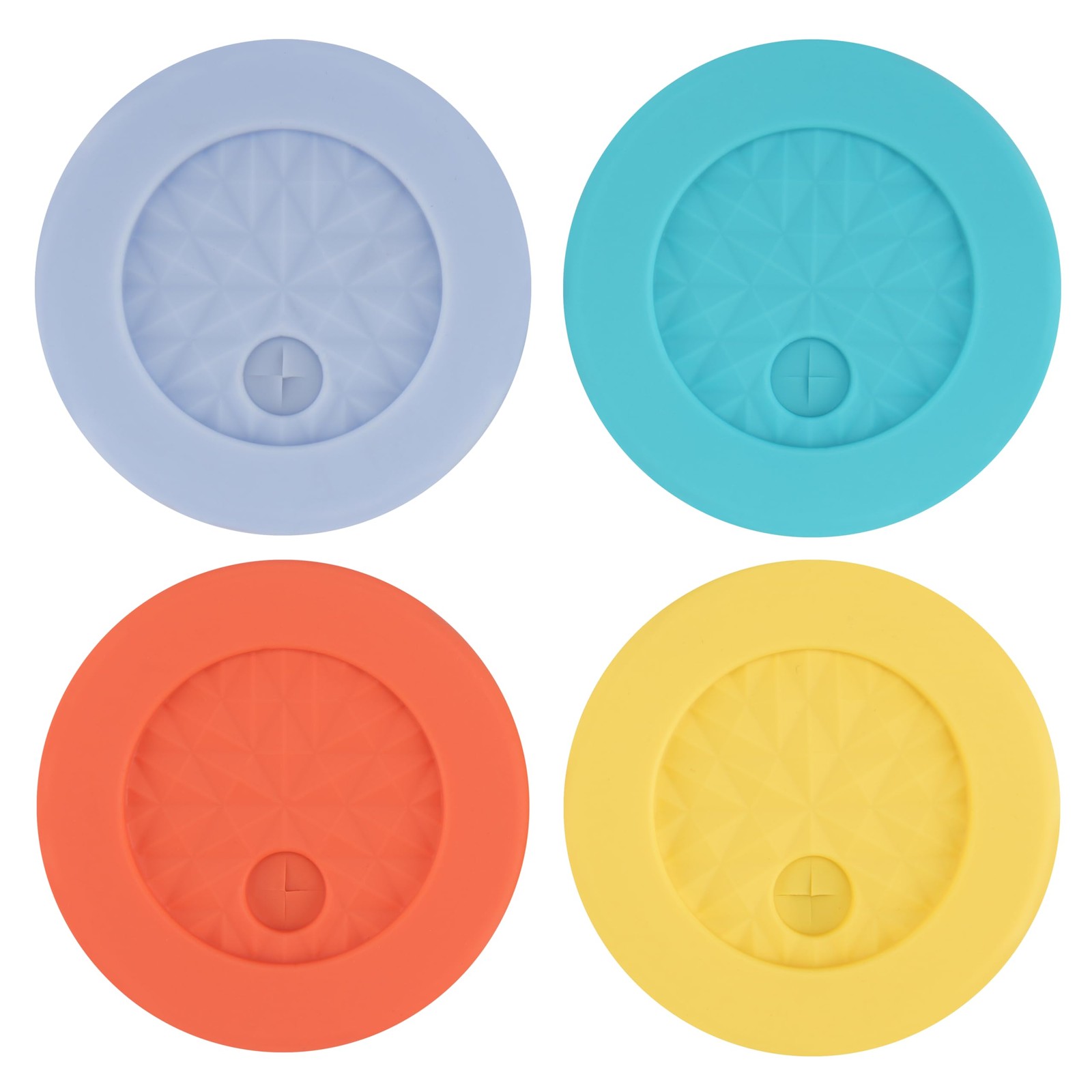 4 Pcs Silicone Lids Fit for Netany 16OZ Drinking Glass Cups with a diameter o…
