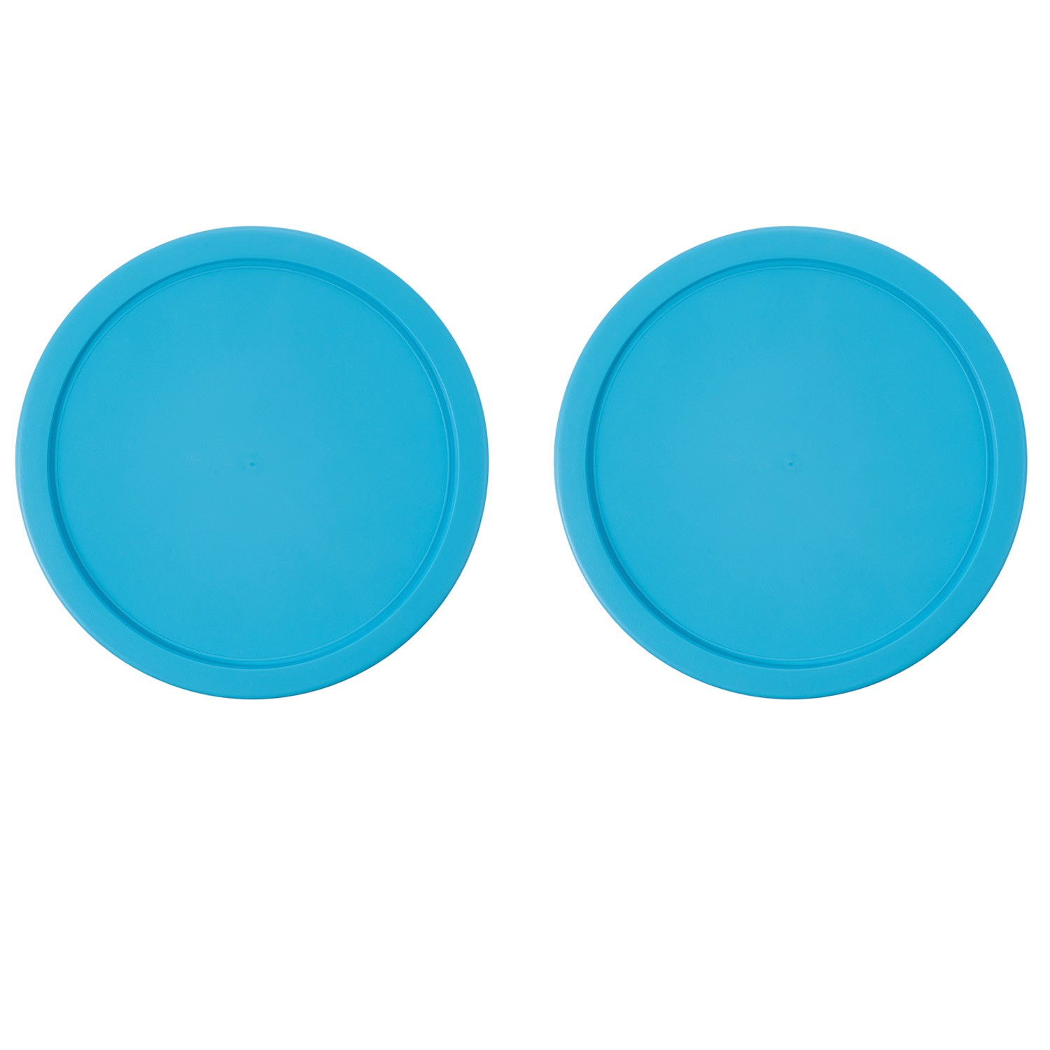 Replacement Lids fits Pyrex 4-Cup Round Glass Cover for 7201-PC Sky Blue 2 Pack