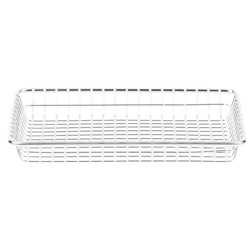 G.E.T. 4-835809 Metal Rectangular Wire Serving Tray Stainless Steel Wire Baskets