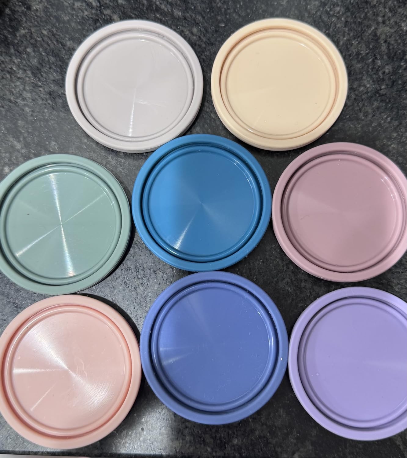 8 Pack Salad Dressing To Go Containers 2.4 Oz Small Stainless Steel Sauce Cups