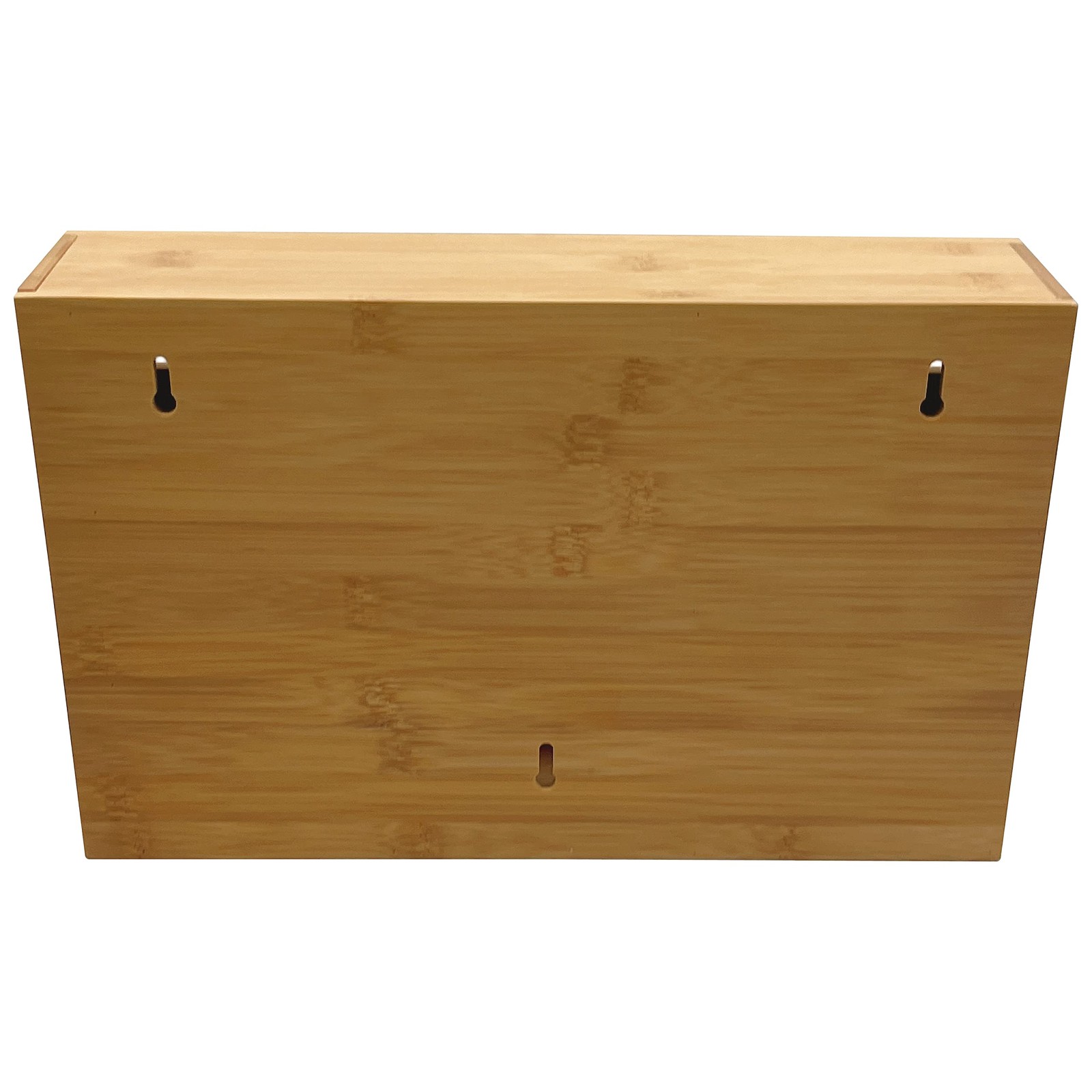 Bamboo Kitchen Wrap Organizer | Wall Mounting Solid Bamboo Foil and Plastic W…