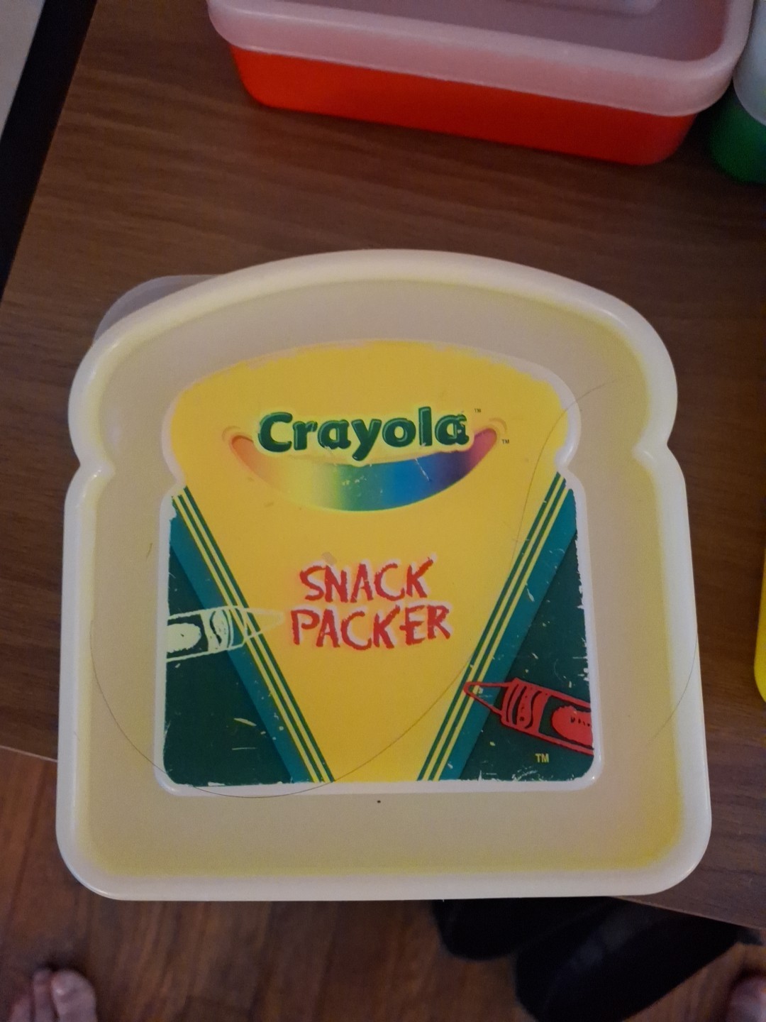 Crayola Snack Packer Sandwich Durable Containers Set 6 Colorful 5″X5″
