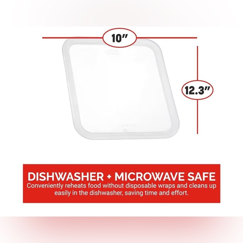 NEW 91815 Silicone Airtight Lid GN 1/2 Model 09821 09822 09823 09834 BPA Free