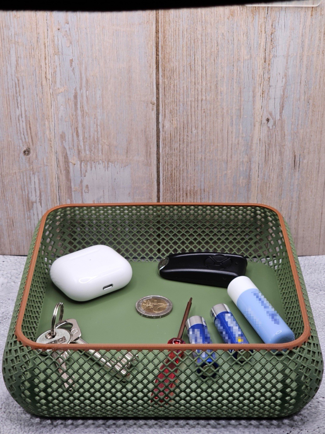 Modern Square Bowl with Lid for Keys Universal Storage 2pcs Set