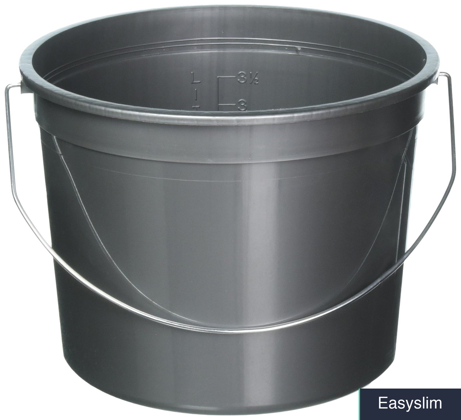 Utility Pail 5 Quart Gray Plastic Promotional Bulk Storage Container