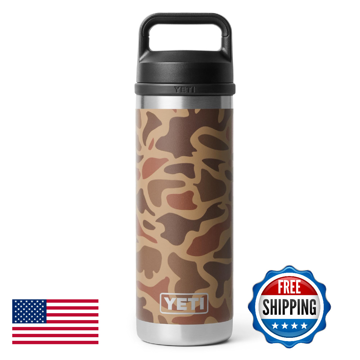 Yeti Rambler Bottle Chug Vacuum Insulated Stainless Steel Bottle Chug Cap