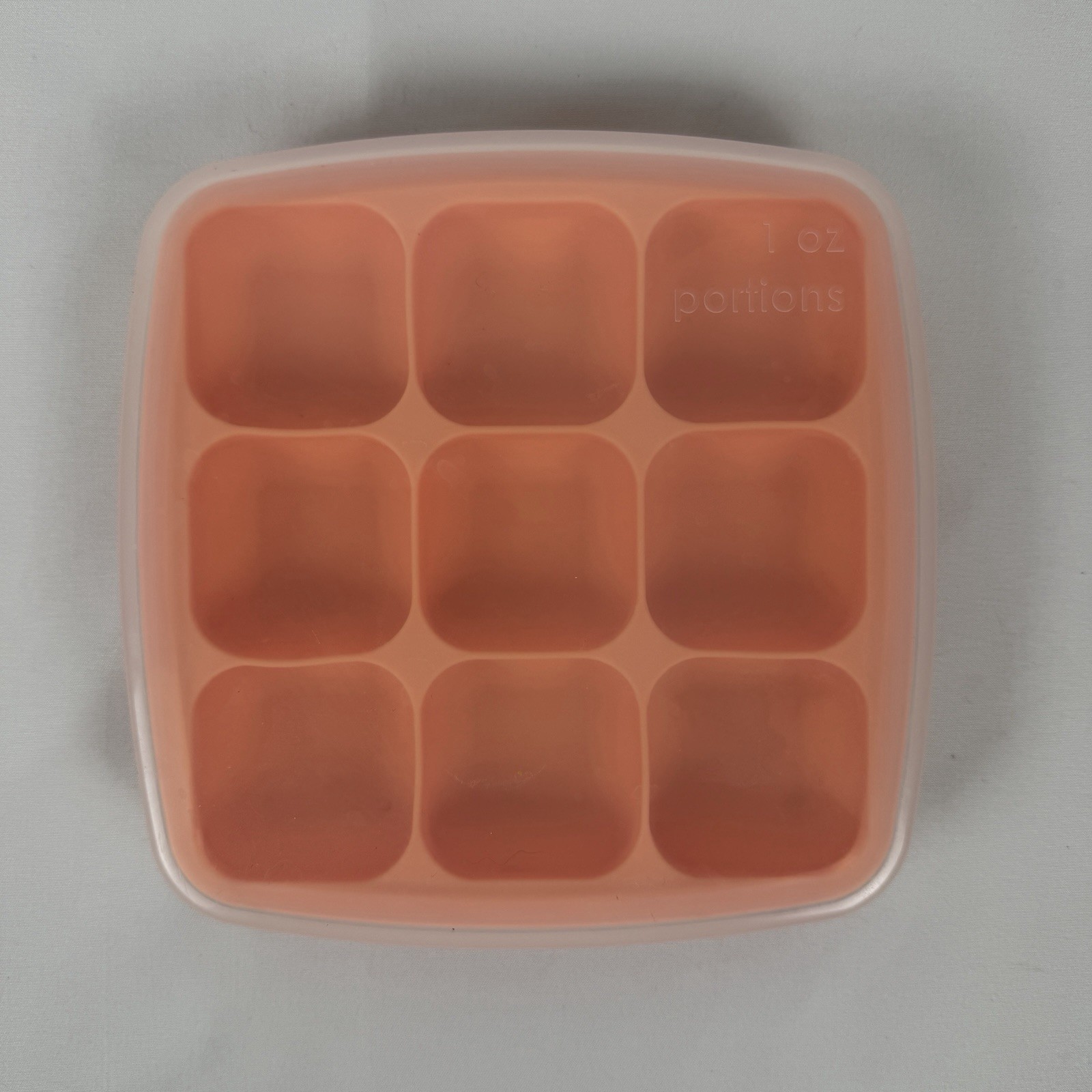 Set of 2 Joie Silicone Portion Tray 1/2 C + 1 oz Meal Prep Food Container