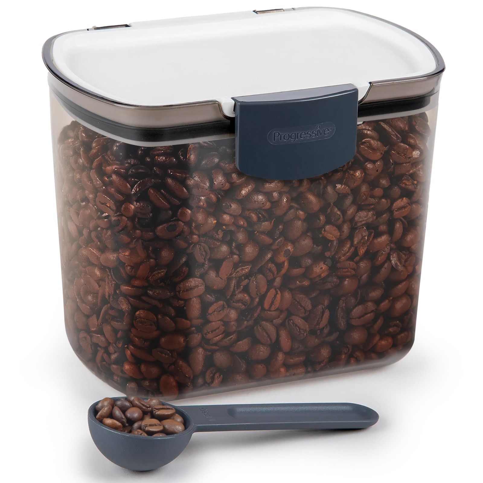 ProKeeper 1.5-Quart Coffee Storage Container with Scoop Tinted Airtight Plastic