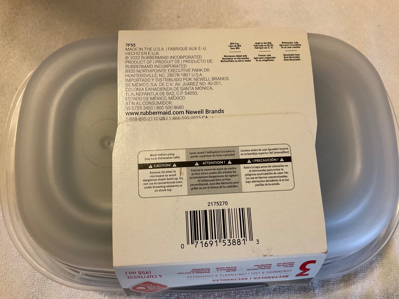 Rubbermaid Take Alongs Green FOUR 2.9 Cup THREE 4 Cup FOUR 5.2 Cup BRAND NEW