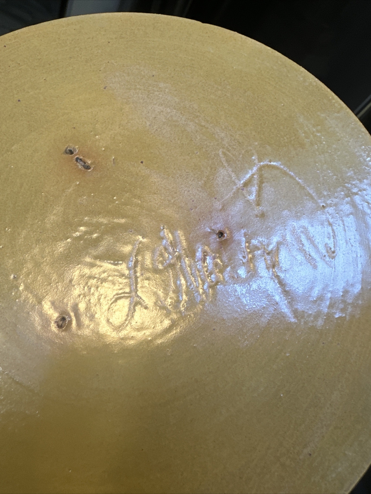 Studio Art Pottery Stoneware Covered Casserole Dish With Lid Dragonfly Signed