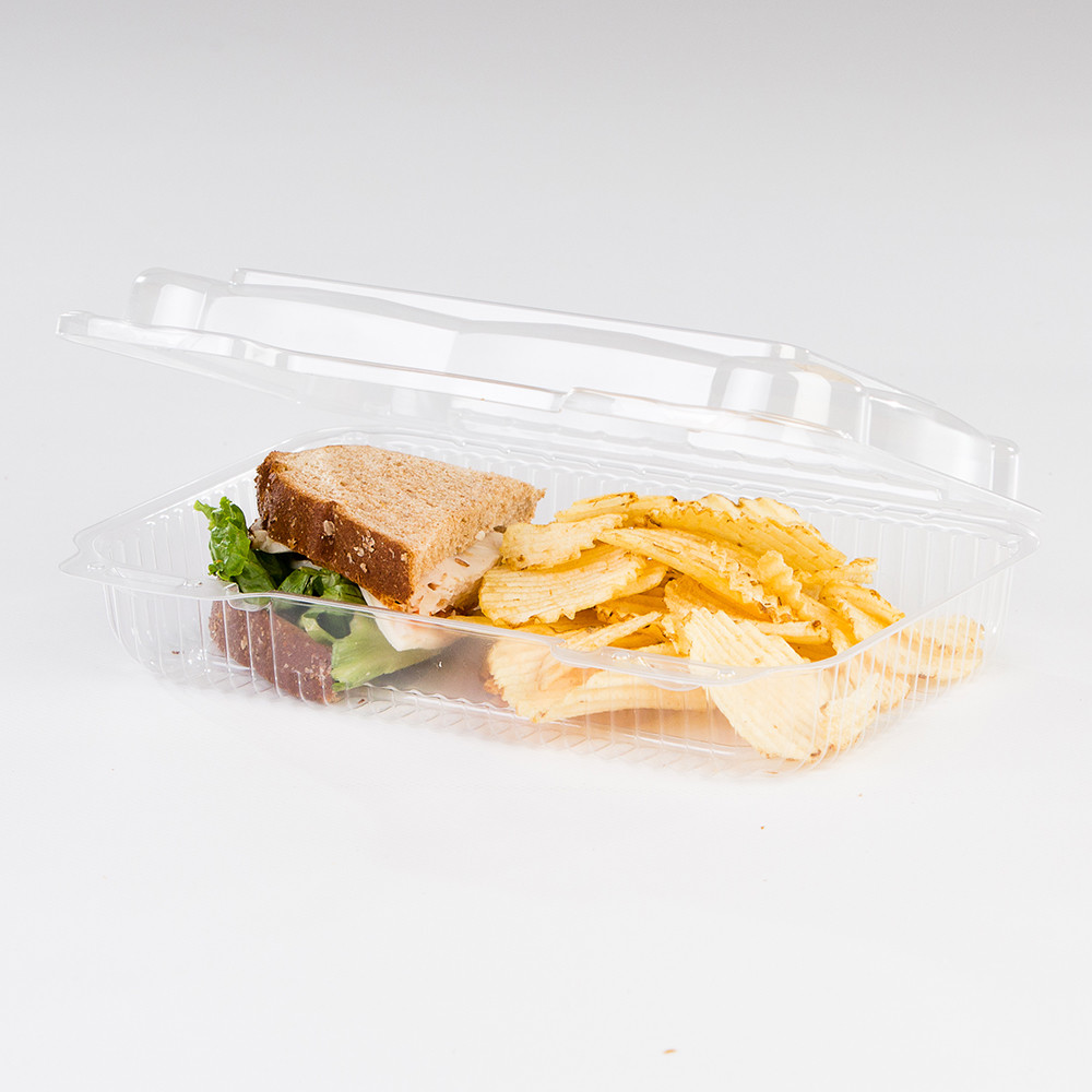 OPS Plastic Food Container 8.125″ Inside L x 5″ Inside W x 2.25″ In D | 350/Case