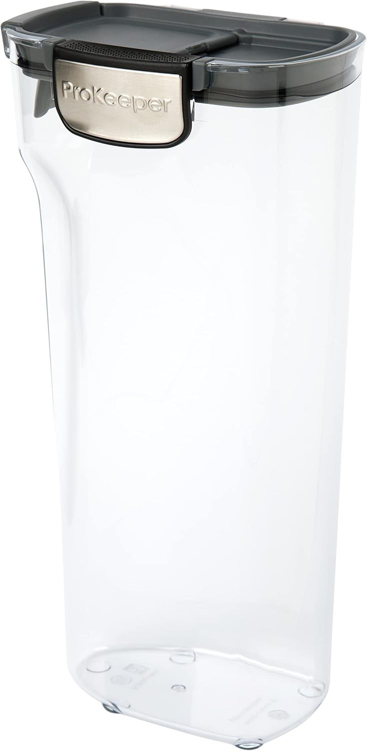 by Clear Plastic Airtight Food Baker’s Kitchen Storage Organization Container…