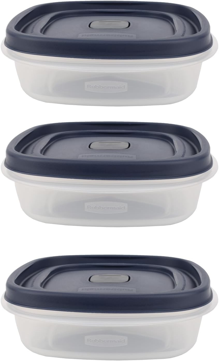 Rubber maid Food Storage Containers Two Cup Food Storage Containers 7 Piece Set
