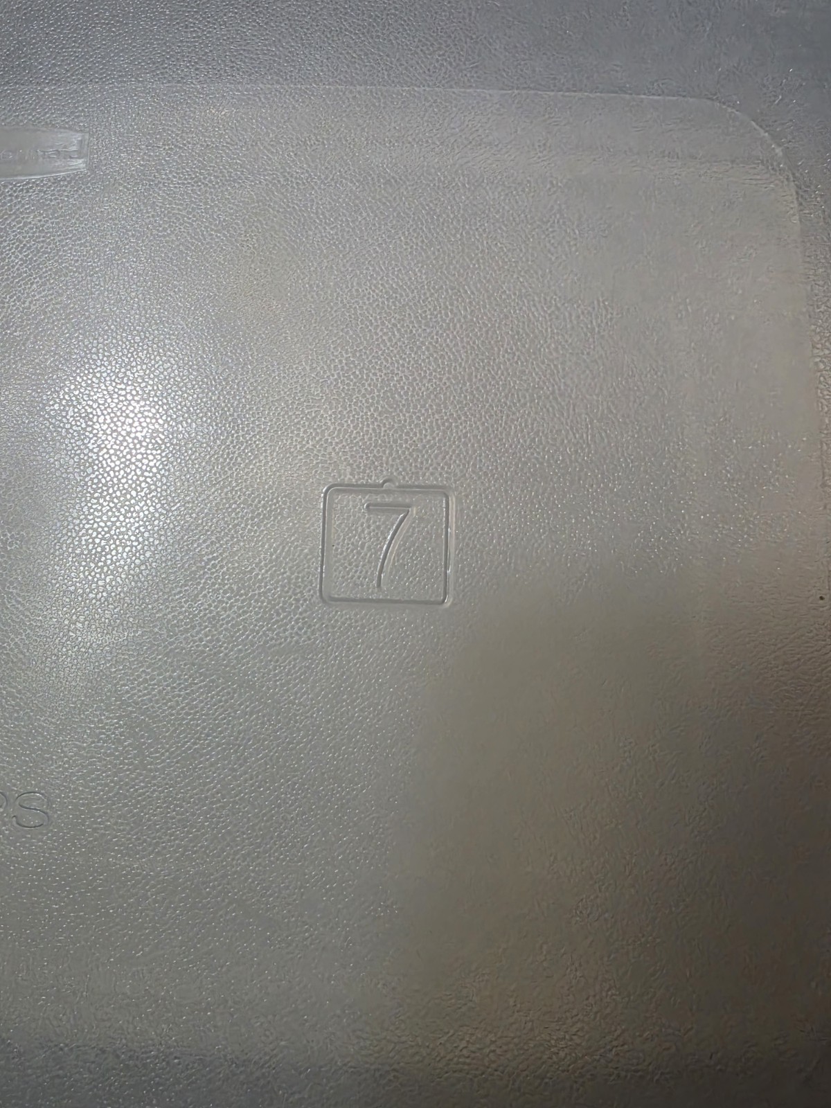 Vintage Rubbermaid Servin Saver #7 Rectangle 17 Cup Container Sheer w/Almond Lid