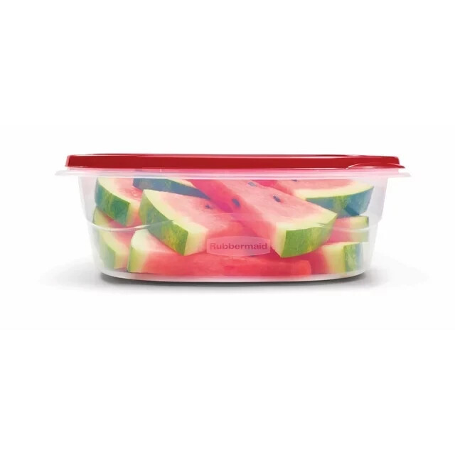 Rubbermaid TakeAlongs 11.7 Cup Food Storage Containers, Set of 2, Red FREE SHIP