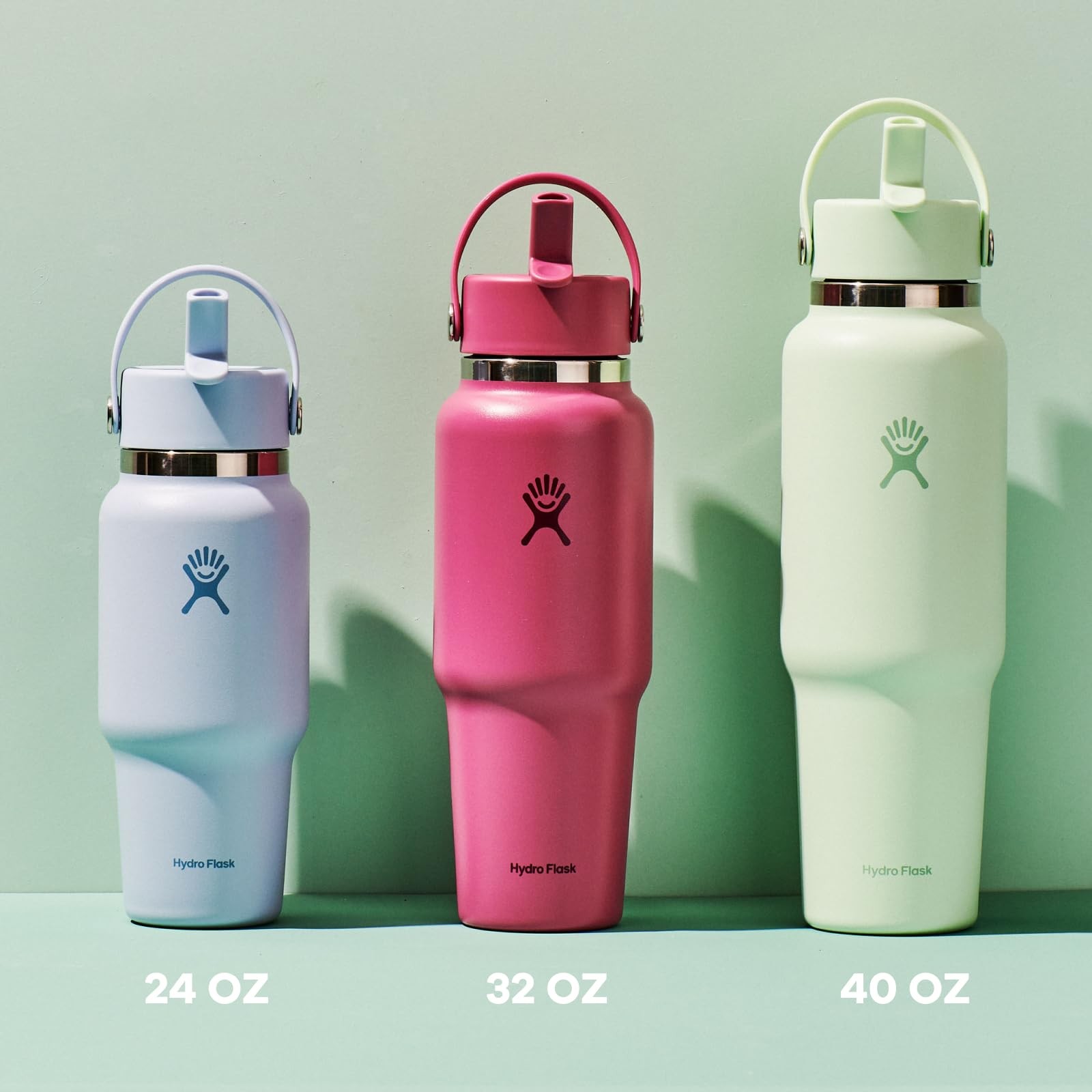 Hydro Flask Water Bottle – Insulated Stainless Steel – Wide Mouth Flex Chug Lid