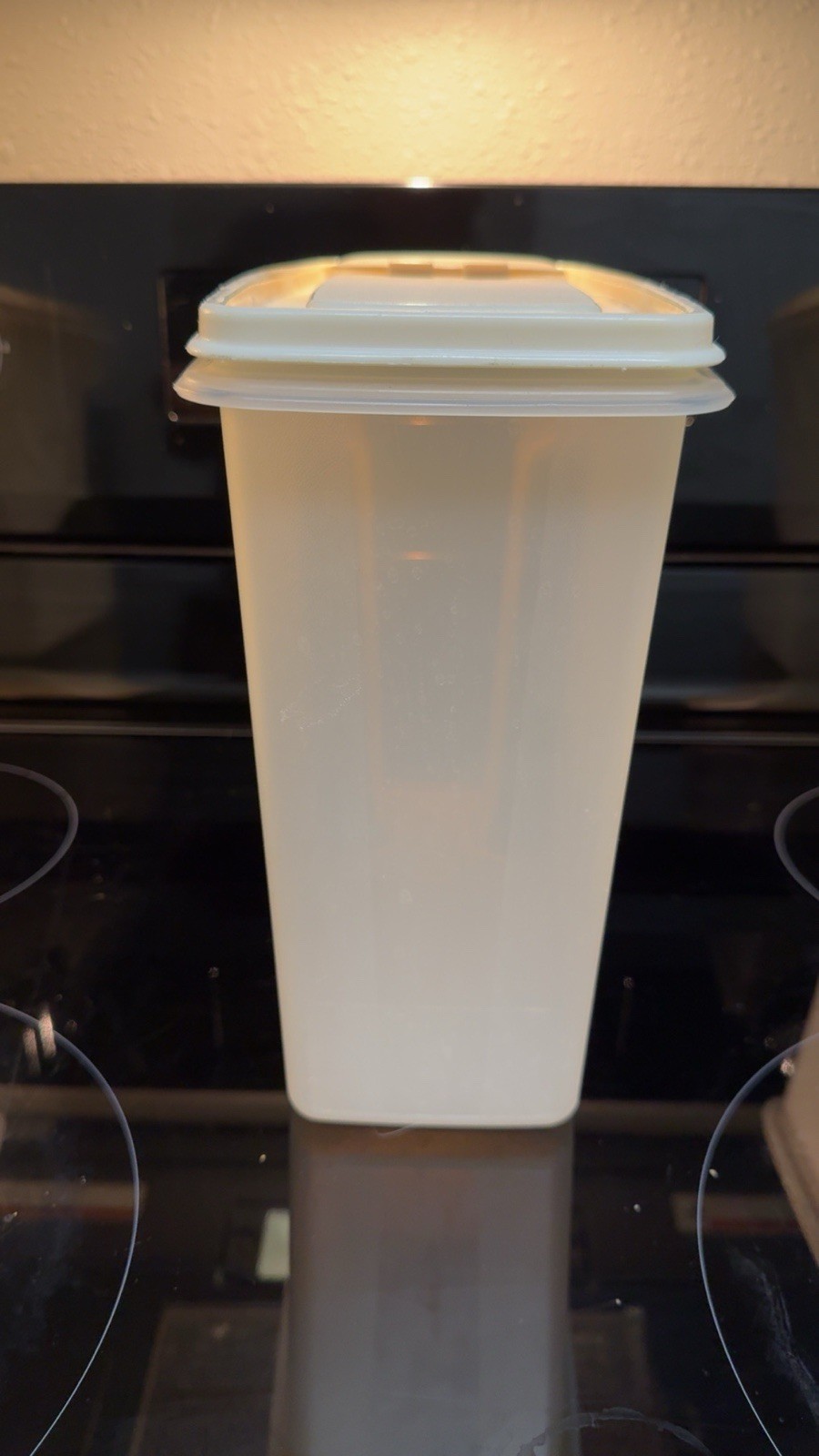 VTG Rubbermaid 3pc Plastic Storage Container Set 21 Cup White/Clear Snap Lids