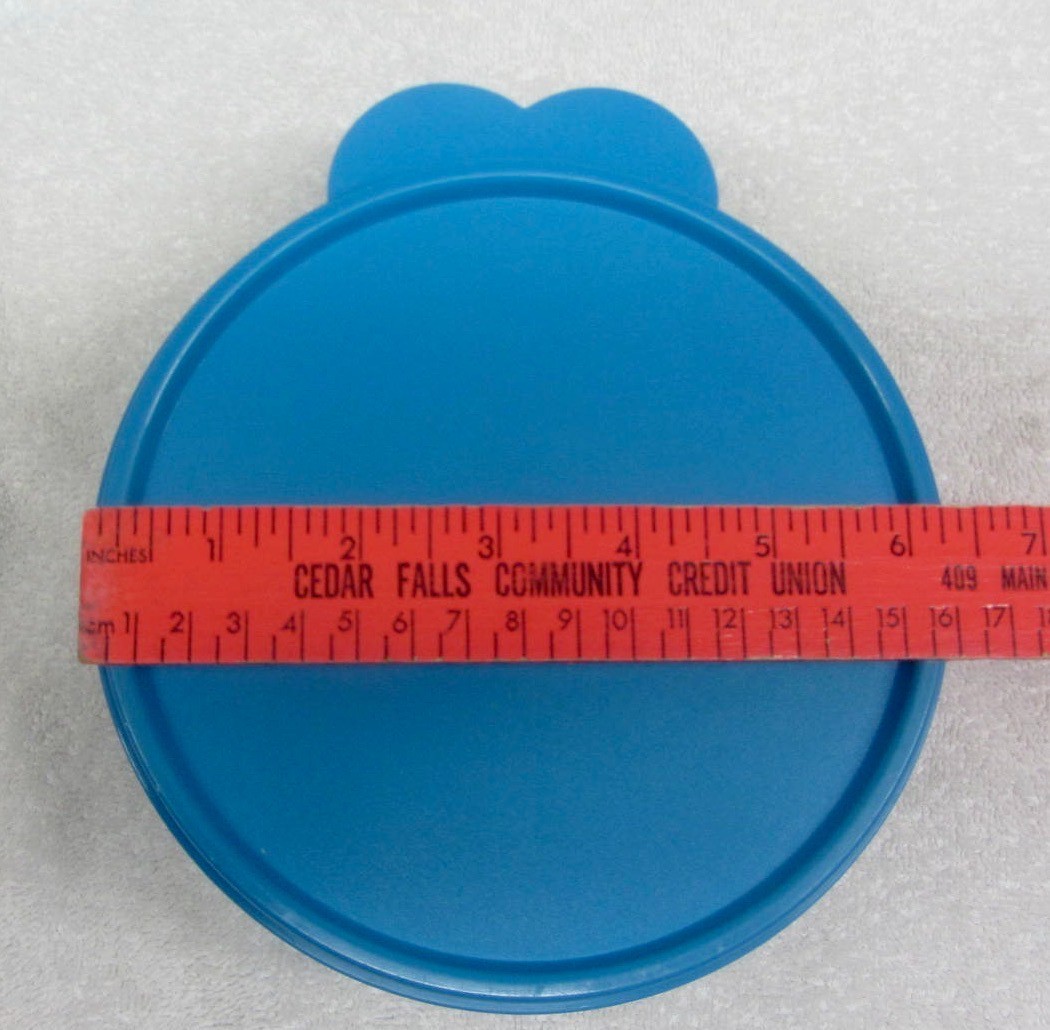 3 Big Wonders Tupperware 700ml 3 Cups Food Storage Containers 3673A BLUE LID