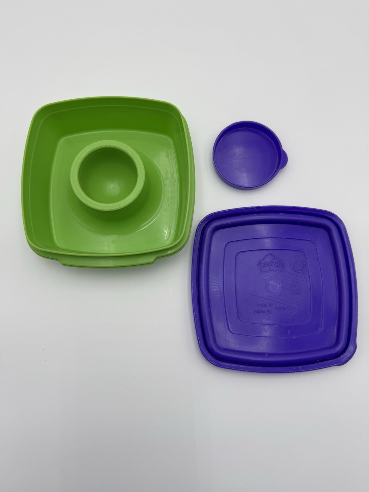 Take A Dip Food Storage Lunch Snack Container 2 Oz Dip Section