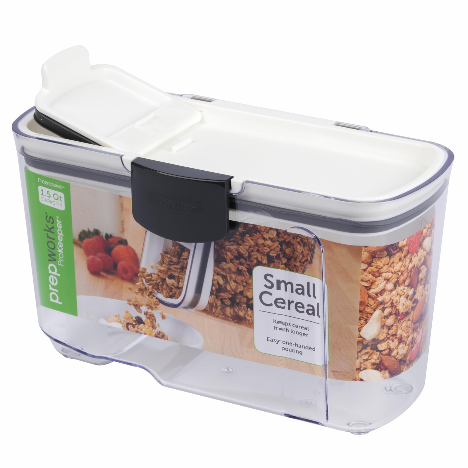 Small Cereal Storage Container, Airtight Silicone Seal to Keep Cereal and Oth…
