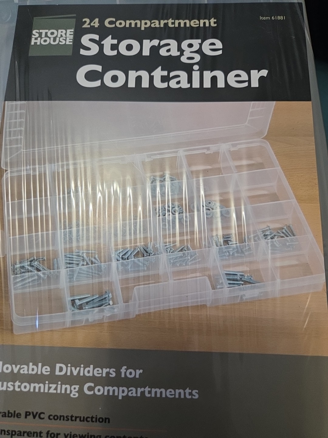 Storehouse 14 Compartment Storage Containers Set 2 NIP