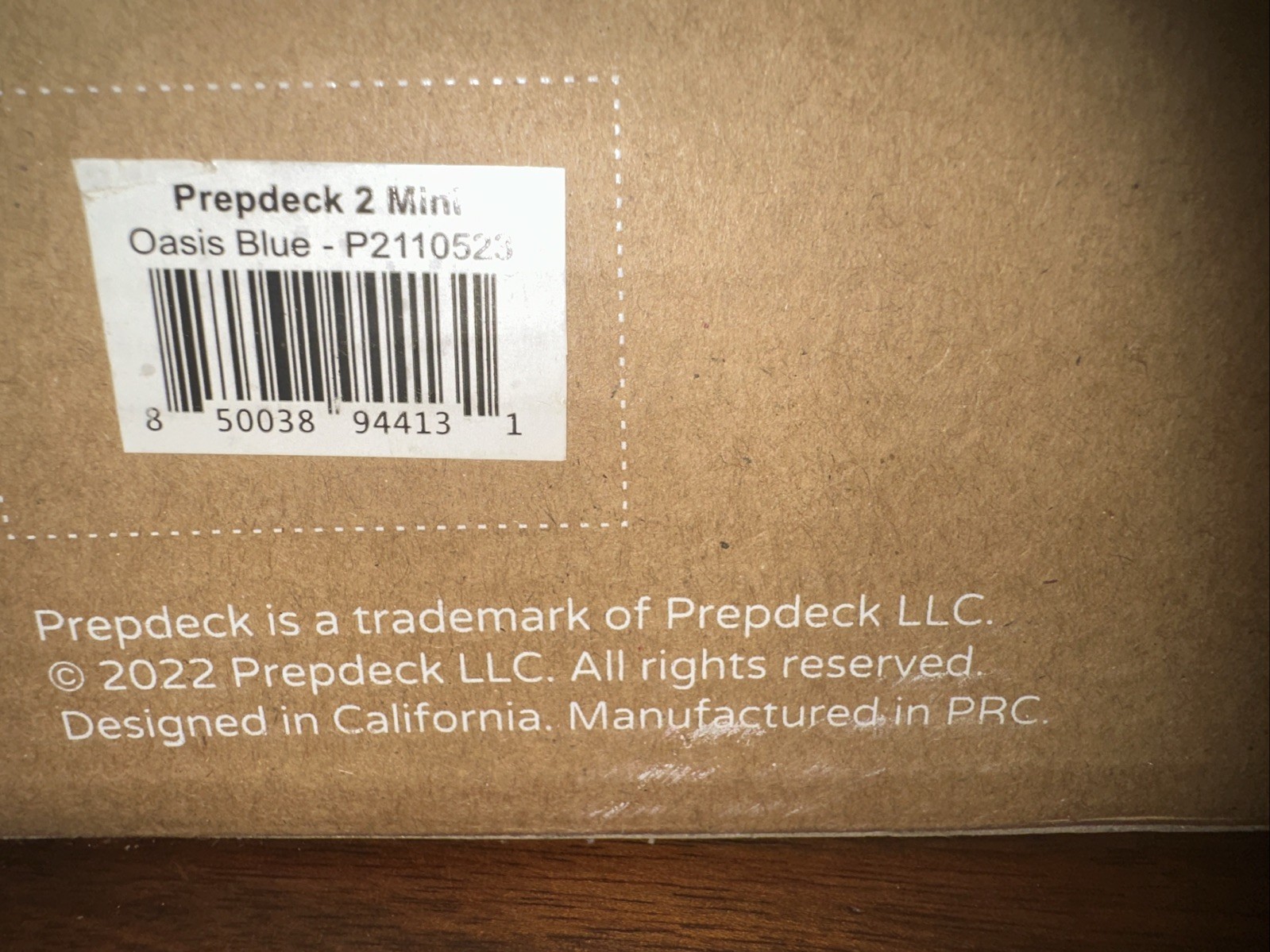 ⭐️ NIB Prepdeck Gen 2 Cooking Preparation Station Light & Dark “Oasis” Blue