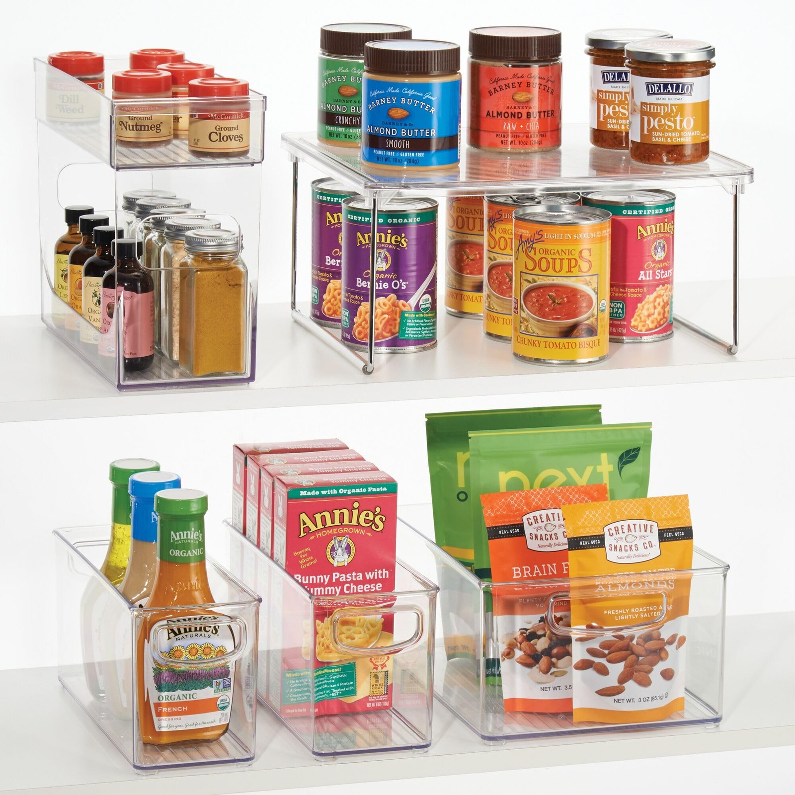 Idesign Extra Large Clear Food Storage Bin 10X8x5 Bpa Free Refrigerator Organ…