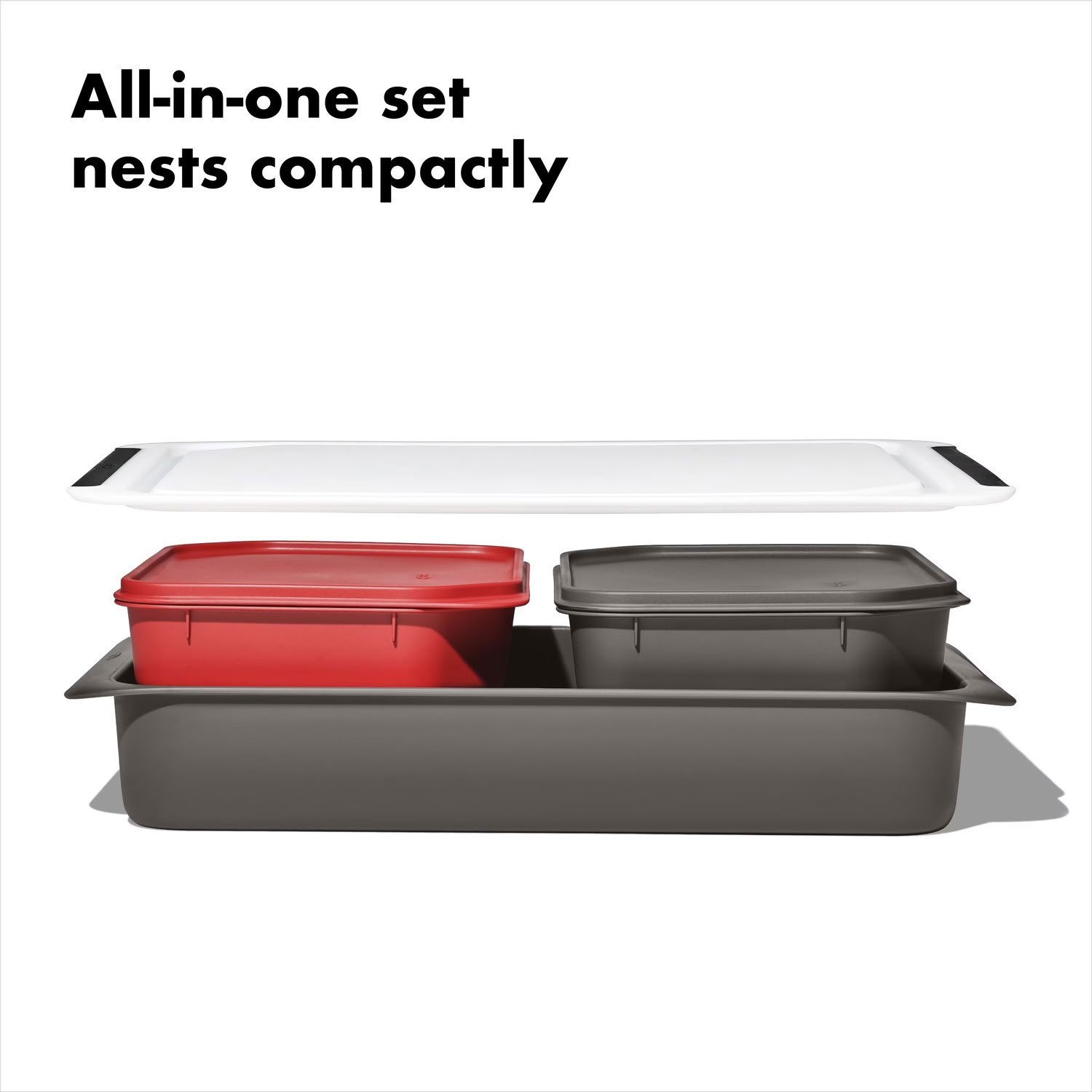OXO Softworks Grilling Prep Food Storage Carry System Outdoor BBQ Organizer