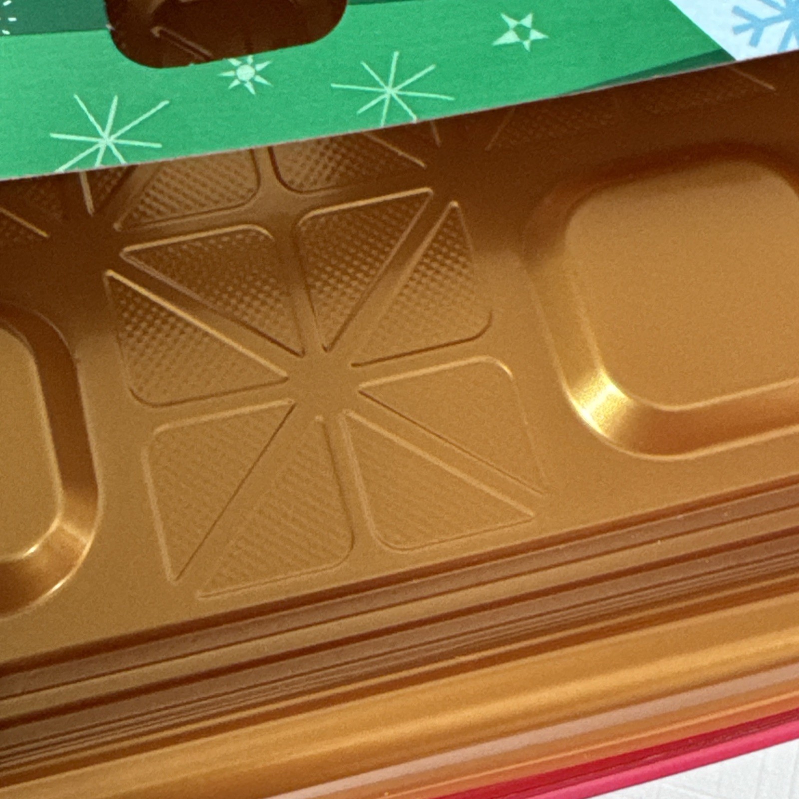 Ziploc Limited Edition Holiday Three Medium Square Container Containers Red Gold
