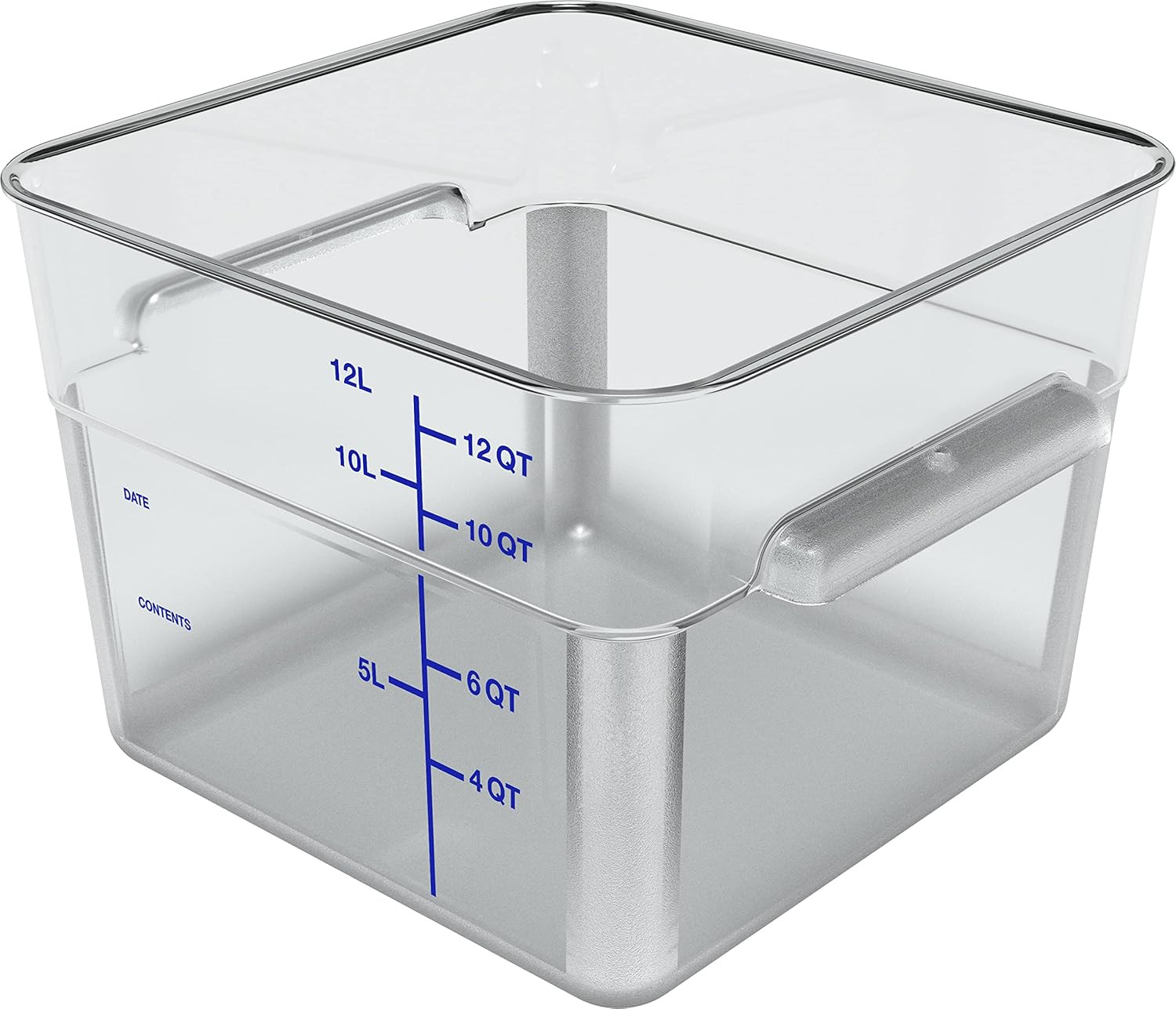 Stackable 12Qt Clear Food Storage Containers – Pack of 3 for Catering & Buffets