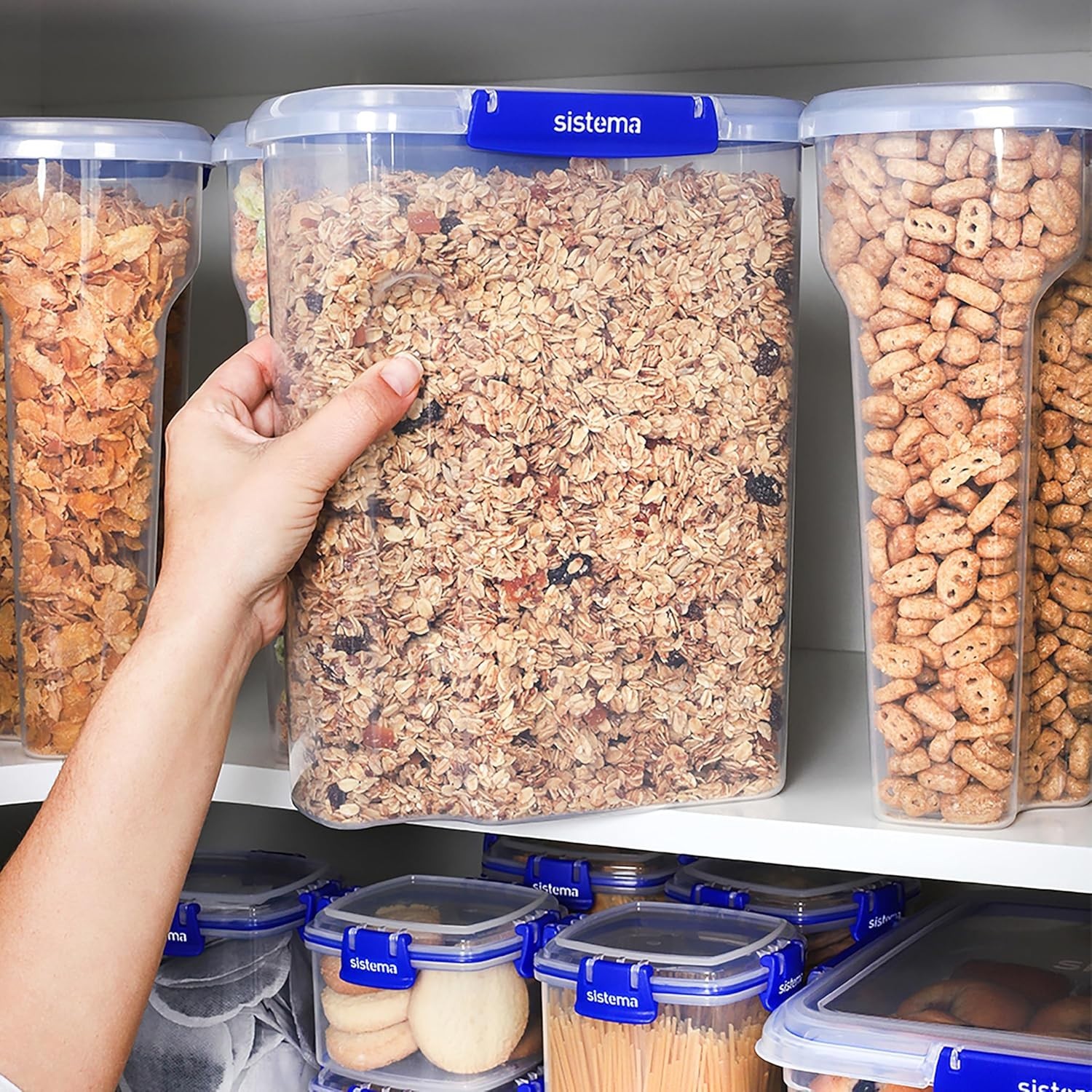 KLIP IT PLUS Airtight Cereal Storage Container – BPA-Free 4.2L Kitchen Essential