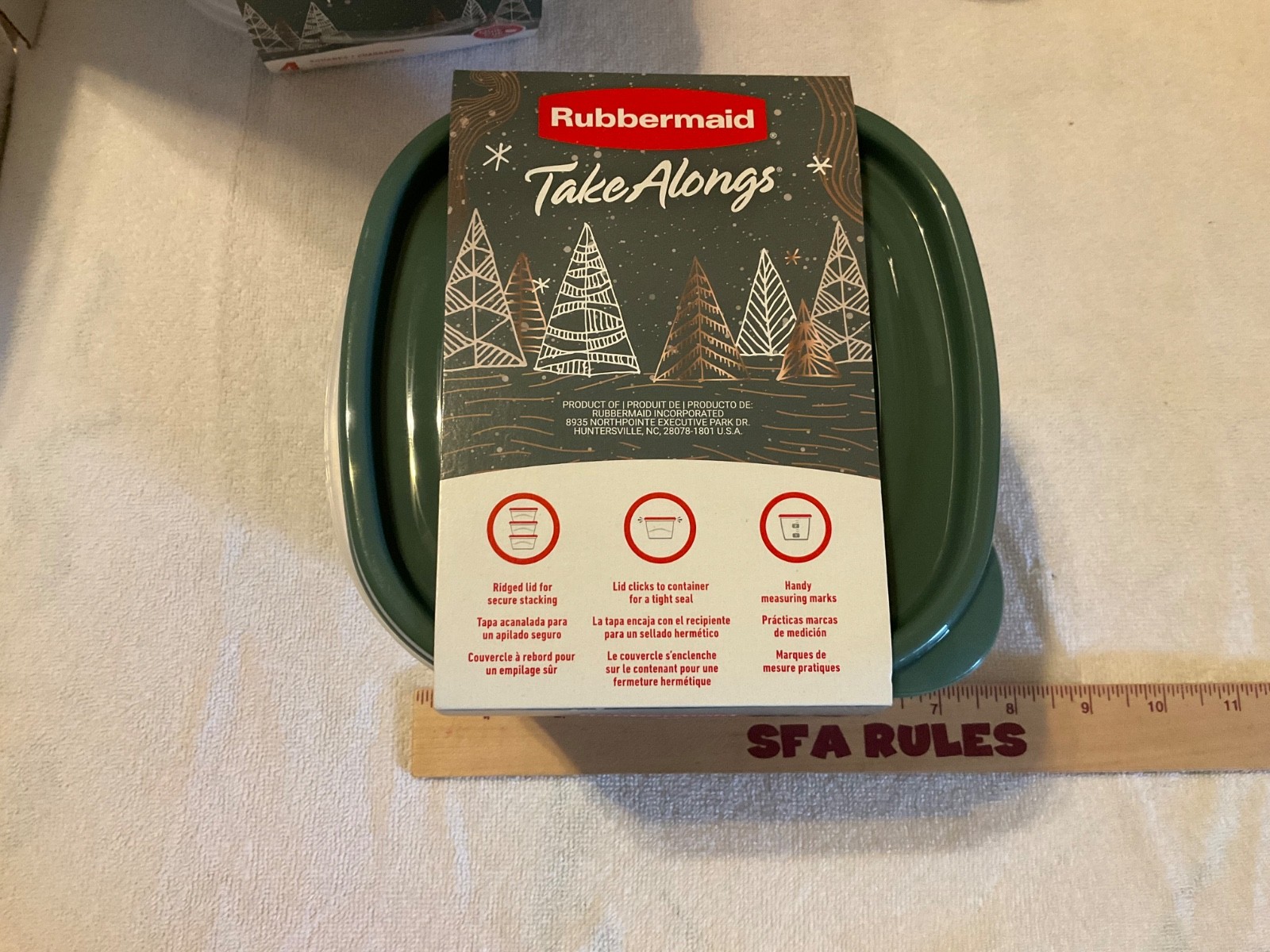 Rubbermaid Take Alongs Green FOUR 2.9 Cup THREE 4 Cup FOUR 5.2 Cup BRAND NEW