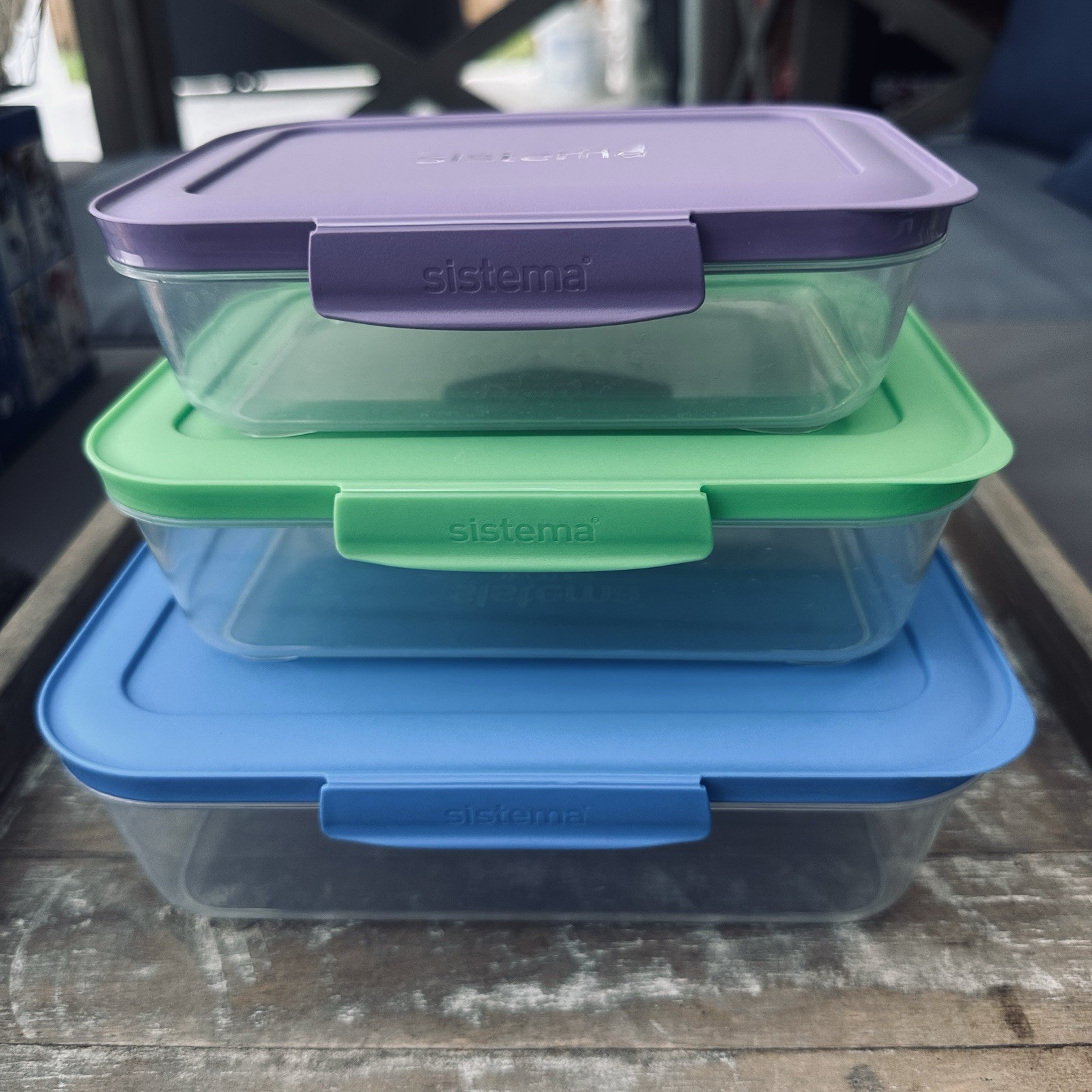 Sistema Food Storage Assortment 3 Pack