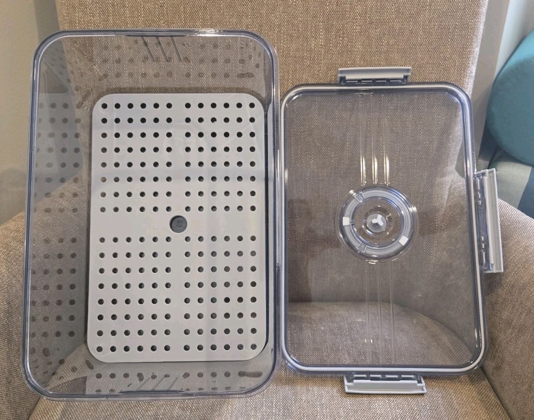 Bread Box For Kitchen Countertop, Airtight Bread Storage Container PBA free