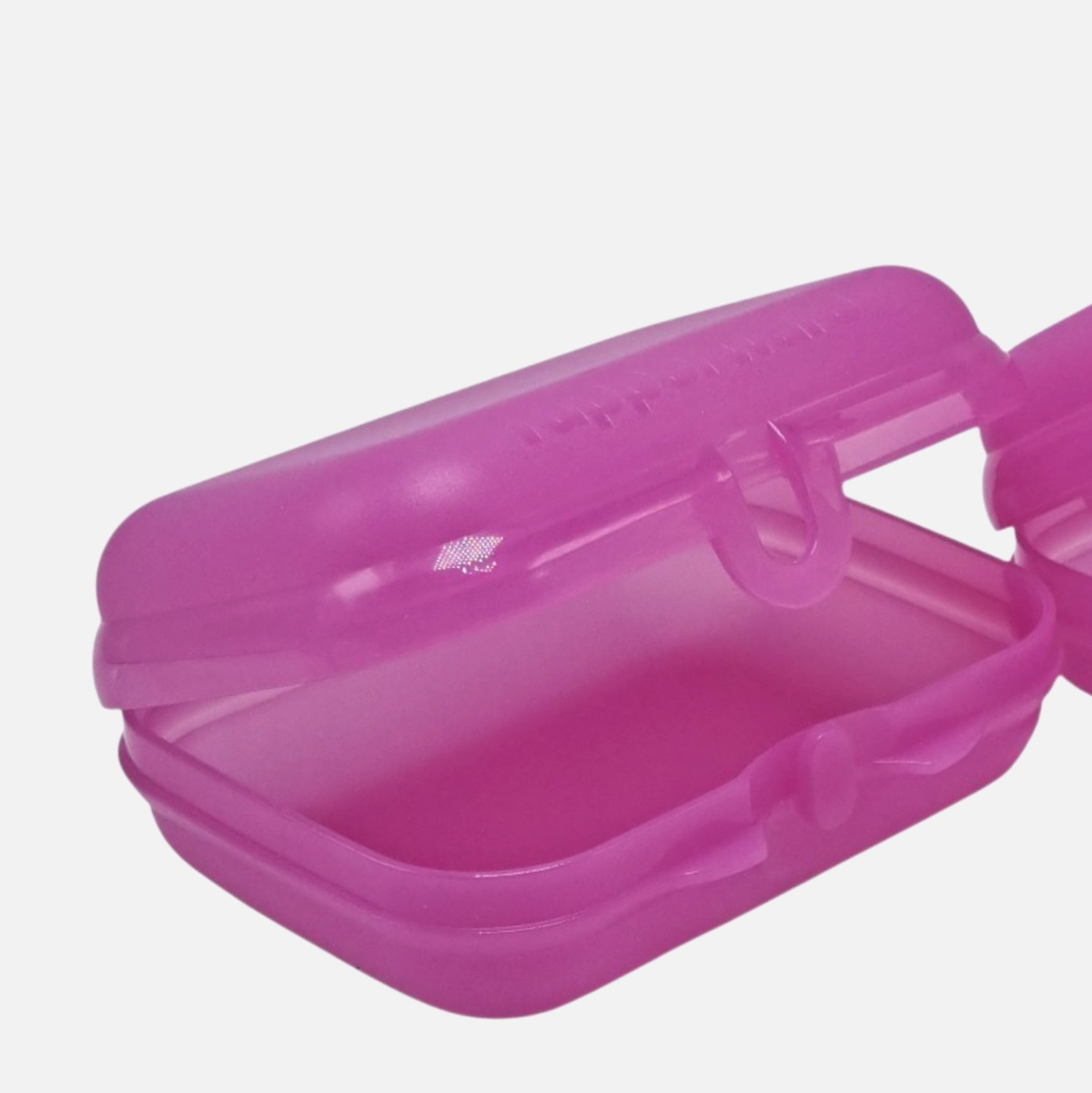 Tupperware Hello Kitty Oyster Packables Snack or Accessories Container Pink New