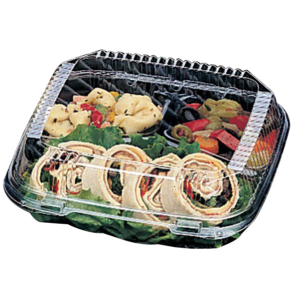 Pactiv ClearView SmartLock Food Containers, 3-Compartments (Case of 200)