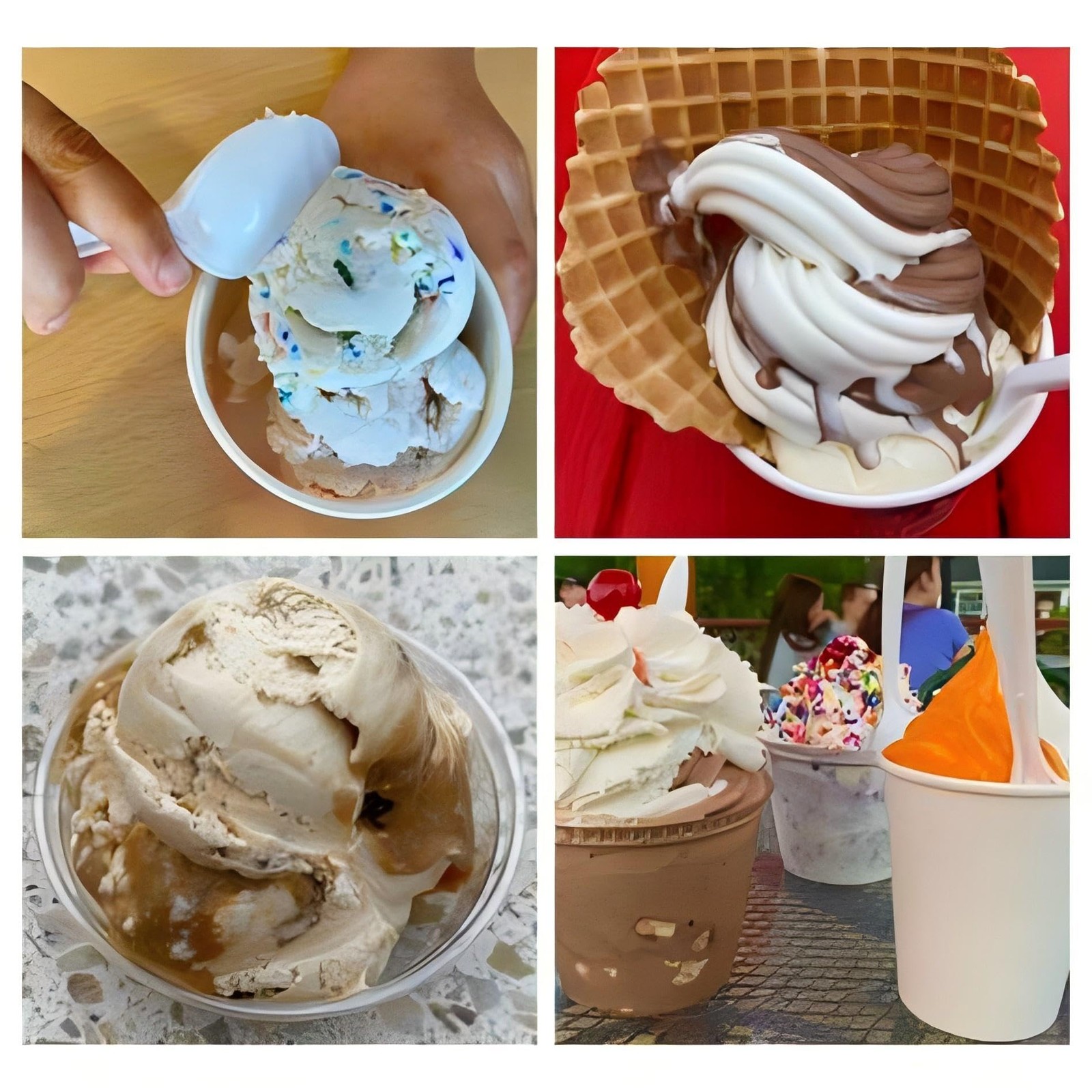 32 Oz Ice Cream Containers for Homemade Ice Cream Containers with Silicone Li…