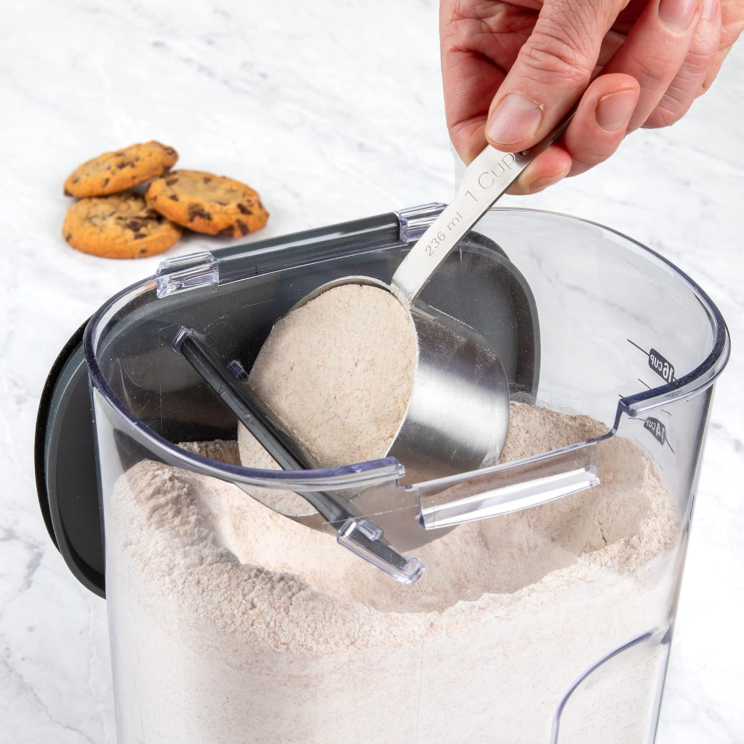 Prokeeper+ Airtight Food Storage Canister Set with Magnetic Accessories, 2-Piece