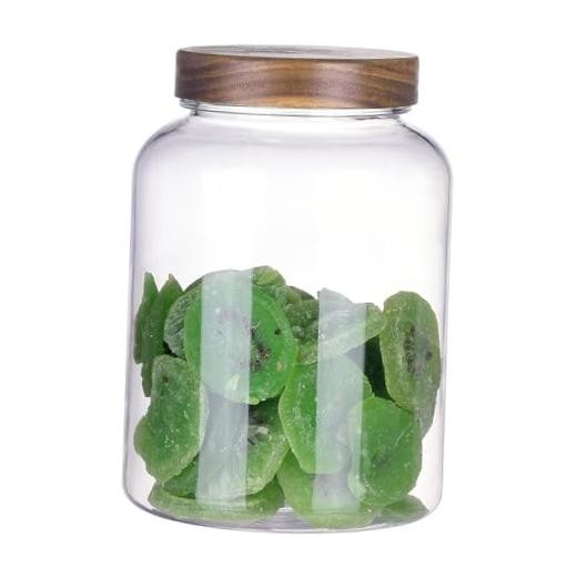 YUEJUM 64 Fluid Ounces Unbreakable & Dishwasher Safe Plastic Apothecary 64oz