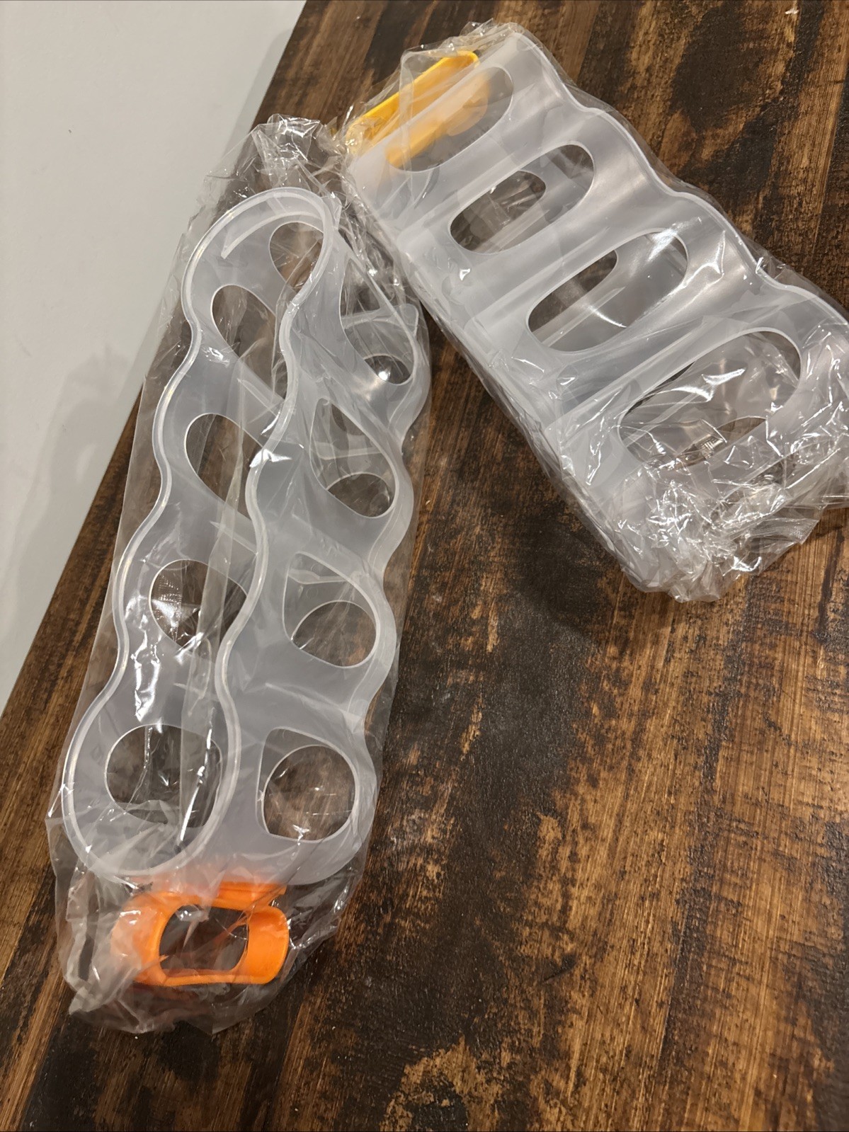 Portable Can Organizer For Refrigerator/On The Go, 2 Count, Yellow & Orange