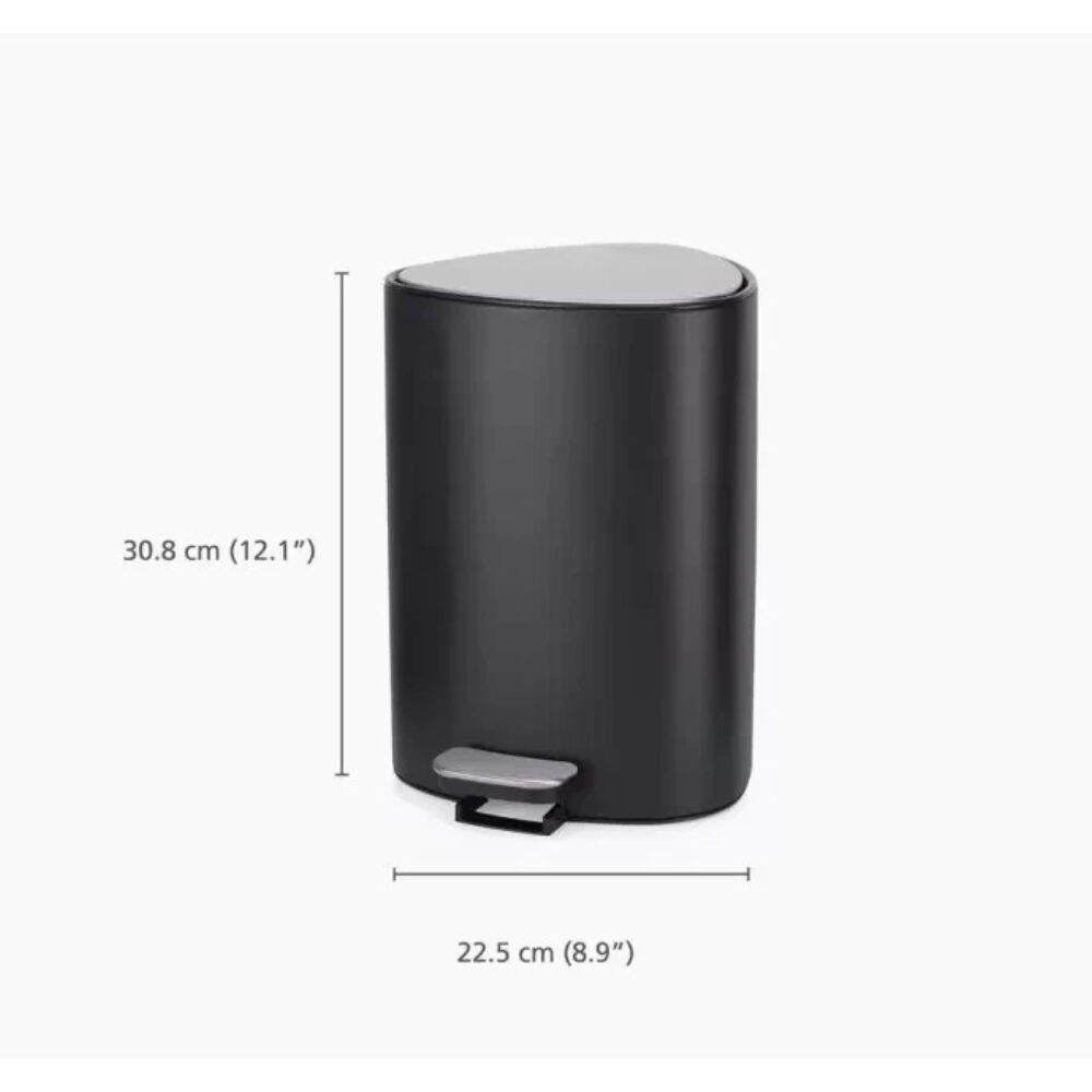 Joseph Joseph EasyStore 5L Pedal Bin | Matte Black