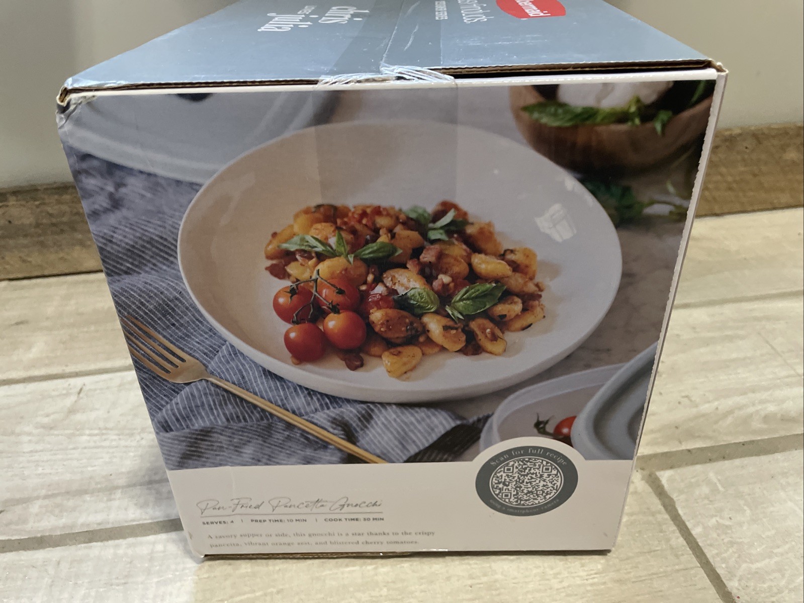 Chris Loves Julia Rubbermaid Designer 34 Piece Set Blue Gray NIB