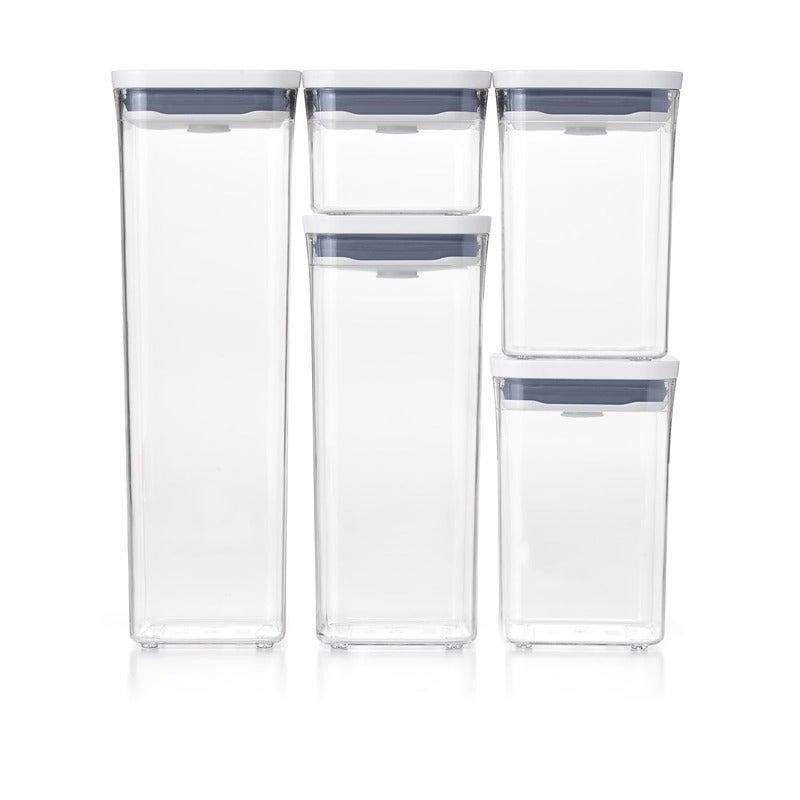 OXO Pop Good Grips 2.0 Container Set 5 Piece Air Tight 5pc