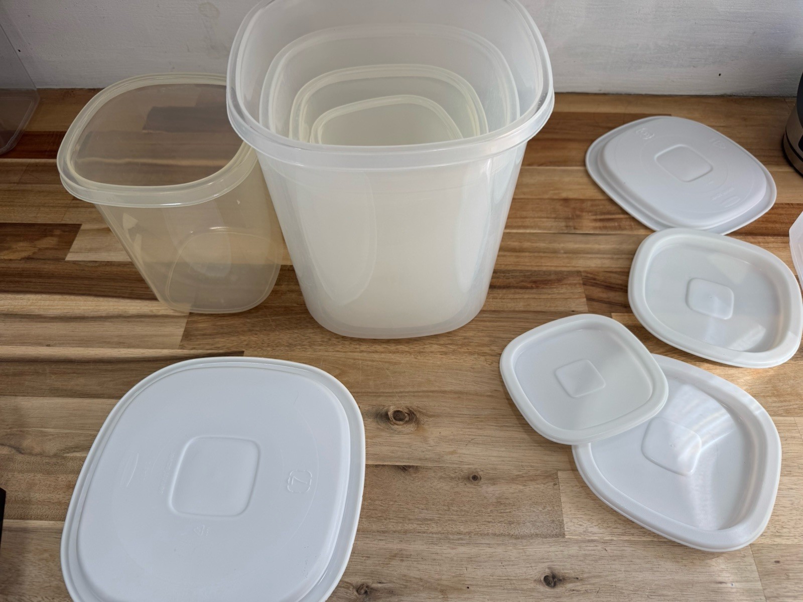 ✅Rubbermaid Servin Saver ✅LOT OF 5 ✅Food Storage Container ✅#5, 5, 8, 6, 7 ✅Lids