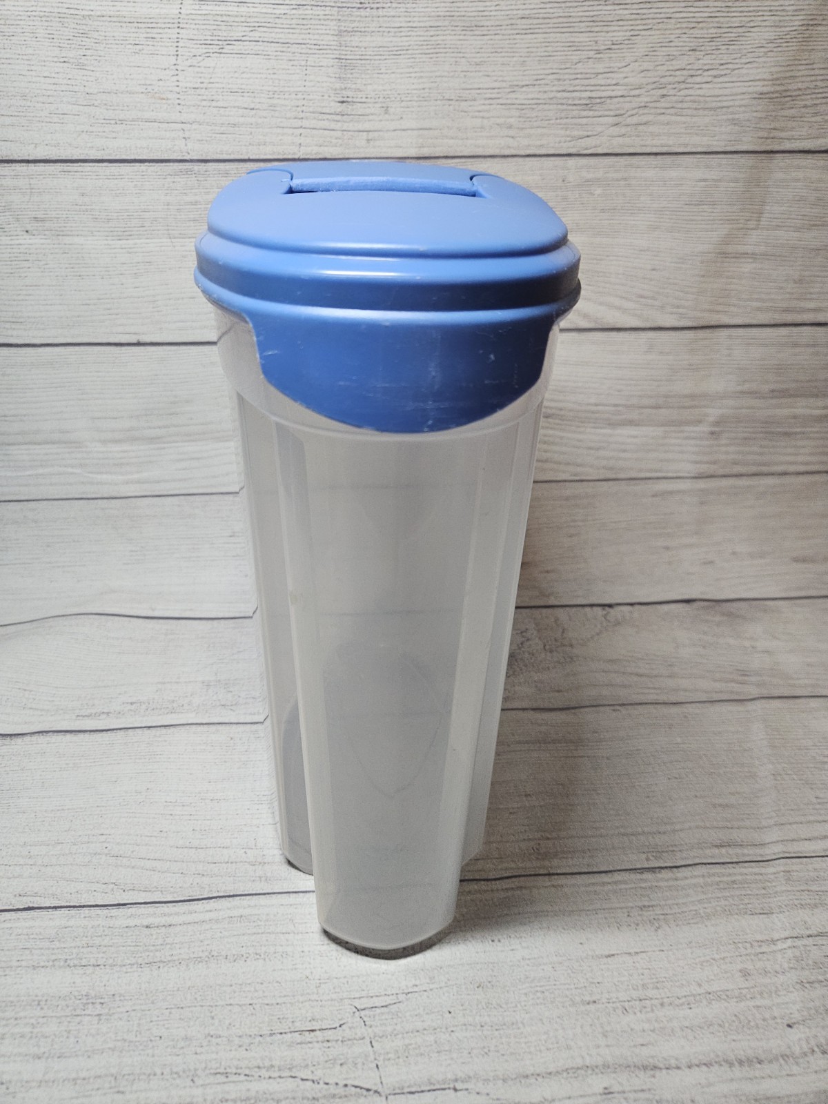 Vtg Rubbermaid Servin Saver Cereal Storage Container 1.5 Gallon BLUE w EZ Lid #5