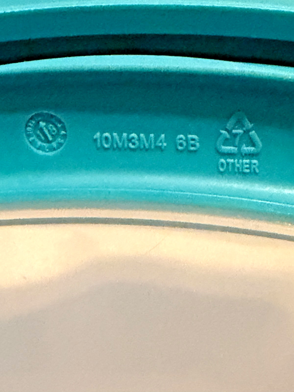 Rubbermaid Storage Container Replacement Lid ONLY 10M3M4 TEAL Green w/ Window 7″
