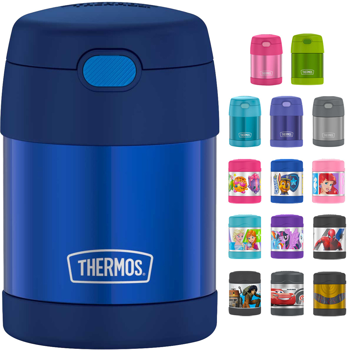 Thermos 10 oz. Kid’s Funtainer Vacuum Insulated Stainless Steel Food Jar