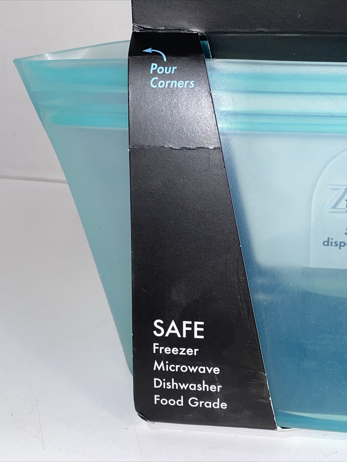 NEW Zip Top Reusable Containers – 1 Medium Dish 24 Oz Teal Color