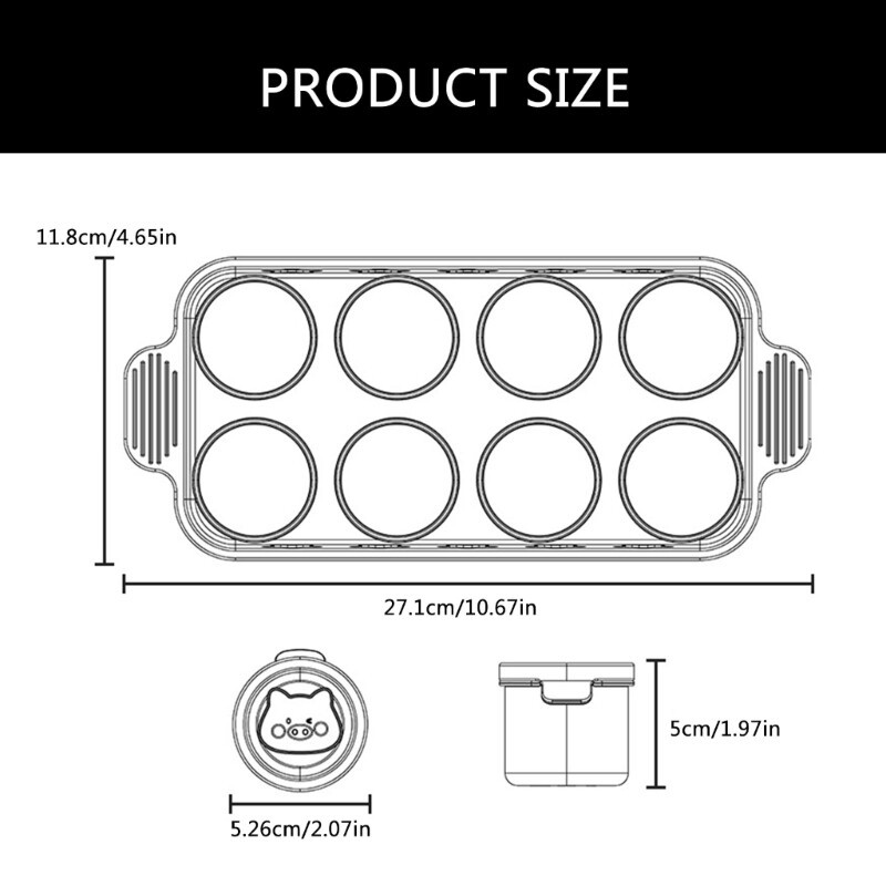 Practical Silicone Tray Storage Container For Baby Preparation And Storage