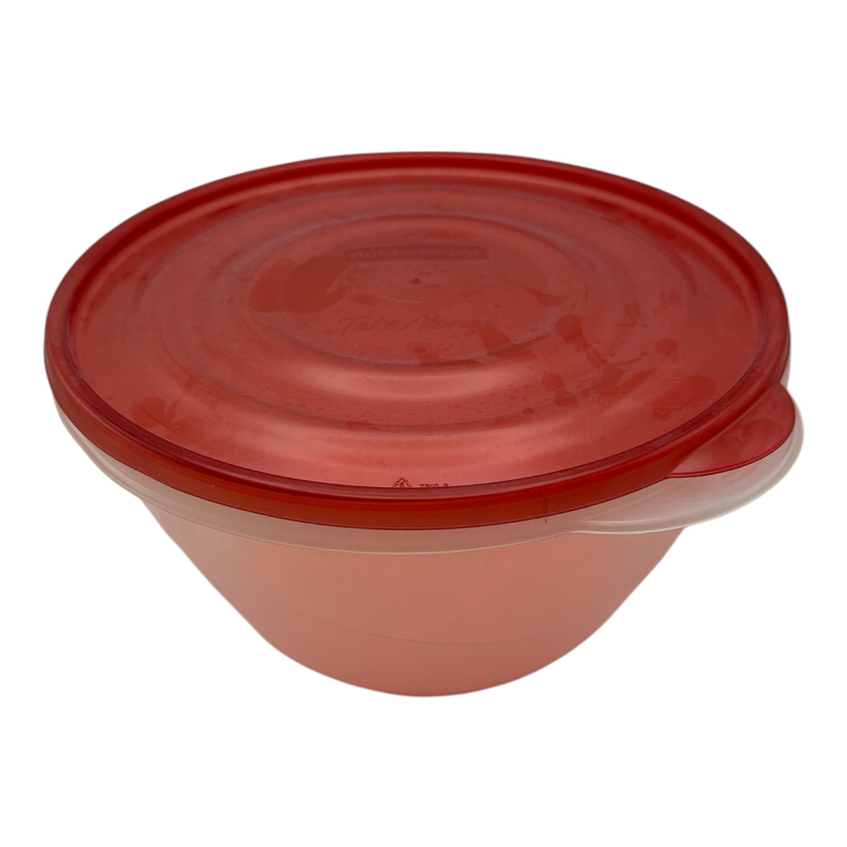 Rubbermaid Take Along Round 12 Cup Bowl 7B10 & Lid 7610 EUC